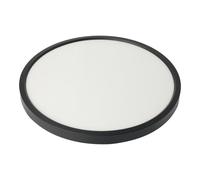 JANDEI Plafoniera LED 36W Ø40 cm CCT 3000-4200-6000K Cornice nera Dimmerabile