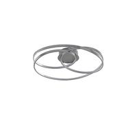 Plafoniera LED 'Joline' dimmerabile (Moderno) colore Grigio, in Metallo ad es. Soggiorno & Sala da pranzo, lampadina inclusa) di Lindby | lampada LED, plafoniera LED, plafoniera