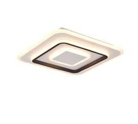 Plafoniera LED Jora 5400 lm CCT 39x39x6 cm bianco opaco Bianco - opaco