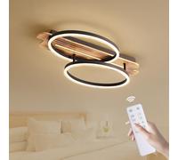 Plafoniera LED Lampada da Soffitto Dimmerabile Soggiorno, Lampada da Camera da Letto LED 32W con Telecomando Illuminazione Moderna da Soffitto a LED per Corridoio Cucina Ufficio Sala da Pranzo 60cm