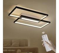 Plafoniera LED Lampada da Soffitto Dimmerabile Soggiorno, Lampada da Camera da Letto LED 45W con Telecomando Illuminazione Moderna da Soffitto a LED per Corridoio Cucina Ufficio Sala da Pranzo 60cm
