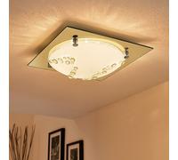 Plafoniera LED Lampada Letto Kristallleuchte Cromo L 31,5 CM