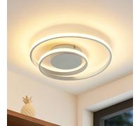 Plafoniera LED Lindby Emisua, bianco, CCT, dimmerabile LINDBY