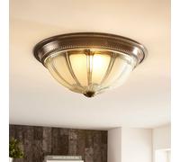 Plafoniera LED Lindby Henja, ottone antico, Ø 32 cm, dimmerabile LINDBY