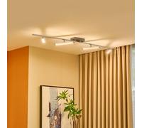 Plafoniera LED Lindby Pilou, a 4 luci, dimmerabile, cromo LINDBY