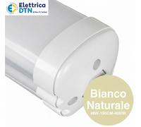 PLAFONIERA LED LINEARE IP65 120/150cm 36W/48W BIANCO naturale4000K-freddo 6500K [EEK: E]