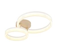 Globo Lighting Plafoniera Ringi LED Sabbia Bianco Chiaro per Soggiorno e Sala Pranzo
