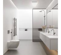 Plafoniera LED MEGAMAN Bruno, 60 cm, 23 W, IP44, bianca Megaman