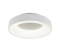 Plafoniera LED, metallo, bianco opaco, D 45 cm, Girona