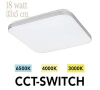 Plafoniera led moderna 18 24 W puntini trasparente tecnologia CCT 3 diensioni [EEK: E]