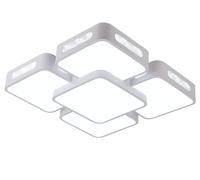 Plafoniera LED Moderna 42W Luce Fredda Quadrati Soffitto Soggiorno Cameretta [EEK: A++]