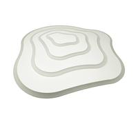 Plafoniera led moderna effetto ondulato 59 watt a luce fredda naturale e calda [EEK: A++]
