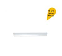 PLAFONIERA LED NEON T5 SOTTO PENSILE TUBO VETRO OPACO 10 WATT 60 CM T5-60