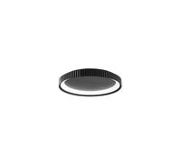 PLAFONIERA LED NIKE NERA IN METALLO 40W 5840LM CCT 2700 E 3200 E 4000K D49,5XH5CM