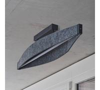 Plafoniera LED OSRAM Decor Flat Felt, grigio, feltro, 3.000 K Osram