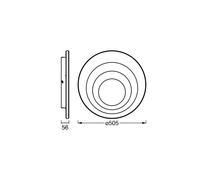 Plafoniera LED OSRAM ORBIS SPIRAL ROUND, Ø 51 cm, bianca 42 W Osram