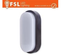 Plafoniera LED OVALE NERA 15W 3000K 55100200 IP54