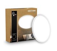 Plafoniera LED pannello bagno plafoniera piatta luce indiretta IP44 29 cm bianca