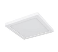 Plafoniera LED pannello plafoniera camera da letto, bianco moderno, CCT, 18W 1500lm 3000K-6500K bianco caldo-bianco freddo, LxPxH 21,7x21,7x1,7 cm