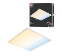 Plafoniera LED Paulmann Velora 595x595 mm 19,5 W Bianco opaco | Tunable White da 2700K a 6500K, dimmerabile, illuminazione uniforme dell’ambiente, IP20, montaggio a Parete o a Soffitto