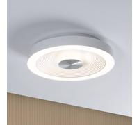 Plafoniera LED Paulmann Volea, bianco/argento Ø 32 cm IP44 dimmerabile Paulmann