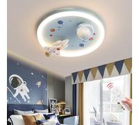 Plafoniera LED per Bambini Moderna Lampada da Soffitto Rocket Planet Cartone Animato 72w Dimmerabile con Telecomando Lampadario Cielo Stellato Cosmico Ragazzi Ragazze Camera da Letto Lampad