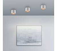 Plafoniera LED per il bagno PURE Point, bianca, Ø 18 cm, metallo, IP44 Pure