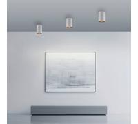 Plafoniera LED per il bagno PURE Point, bianca, Ø 6 cm, metallo, IP44 Pure