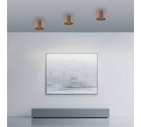 Plafoniera LED per il bagno PURE Point, color bronzo, Ø 18 cm, IP44 Pure