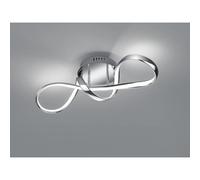 Plafoniera LED Perugia 3400 lm bianco neutro 60 cm Cromo