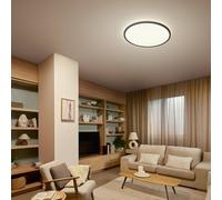 Plafoniera LED Philips Superslim, nera, CCT, dimmerabile Philips