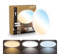 Plafoniera LED Plafoniera Pannello Dimmerabile Telecomando 3000lm CCT 42cm Bi...