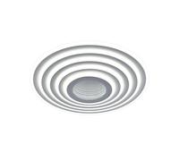 Plafoniera LED Priscilla 4450 lm luce bianca Ø 50 cm Bianco