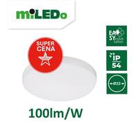 Plafoniera LED PRO 15W-NW-O rotonda Ø22 1500lm 4000K DUNO 31240