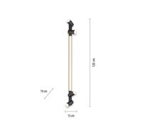 Plafoniera LED PURE Lines faretto, grafite, 120 cm, dimmerabile Pure