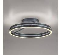 Plafoniera LED PURE Loop, grigio, metallo, Ø 60 cm, CCT Pure