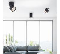 Plafoniera LED PURE Nola, 1 luce, nera Pure
