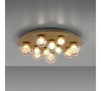Plafoniera LED PURE Popup, bronzo/ambra Ø 60 cm CCT, a 11 luci. Pure