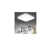 Plafoniera LED quadrata, di alta qualità e lunga durata, non dimmerabile, 38W, luce bianca fredda, compatibile con soggiorno, cucina, camera
