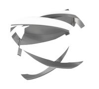 Plafoniera COURSE LED cerchio infinito D.45cm acciaio satinato R62051407