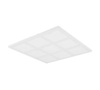 Plafoniera LED RGB Plafoniera Pannello a soffitto con telecomando CCT dimmerabile, metallo plastica, luce notturna singoli quadrati commutabili separatamente, LxLxH 43x43x5 cm