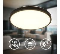 Plafoniera LED rilevatore di movimento IP54 lampada da bagno lampada da bagno...