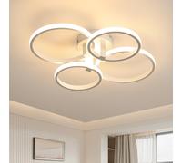 Plafoniera LED Rotonda a Soffitto 48W 5400LM Lampada da Soffitto Moderna Camera