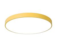 Plafoniera LED Rotonda, Lampada da soffitto Moderna nordica per cameretta dei Bambini, Giallo + Bianco Caldo - 40 cm 24 W