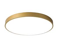 Plafoniera LED Rotonda, Lampada da soffitto Moderna nordica per cameretta dei Bambini, Luce Oro + Neutra, 23 cm, 12 W