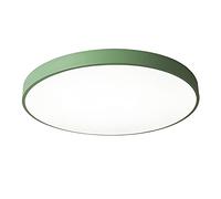 Plafoniera LED Rotonda, Lampada da soffitto Moderna nordica per cameretta dei Bambini, Luce Verde + Neutra, 23 cm, 12 W.