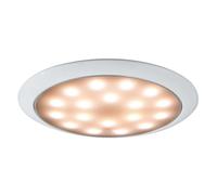 Plafoniera LED senza incasso Day/Night bianca/inox - 1 PZ Osculati - 13.408.11