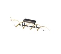 Plafoniera LED Sequence 5000 lm CCT 90x20x14 cm ottone Ottone opaco