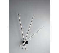 PLAFONIERA LED SHANGHAI NERA 27W 3750LM 3000K 92X100X14,5CM IN ALLUMINIO E DIFFUSORE OPALE