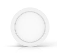 Plafoniera Led slim 18W Bianca Rotonda Bianco caldo 3000K Aigostar